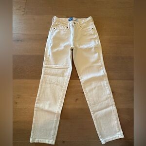 Old navy OG Straight cream jeans size 0